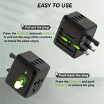 Load image into Gallery viewer, Universal Travel Adapter 2025 – USB Type-C PD sn

